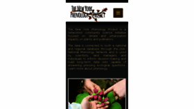 What Nyphenologyproject.org website looked like in 2017 (8 years ago)
