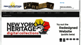 What Nyheritage.org website looked like in 2017 (6 years ago)