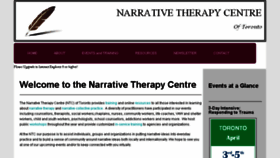 What Narrativetherapycentre.com website looked like in 2017 (6 years ago)