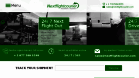What Nextflightcourier.com website looked like in 2017 (6 years ago)