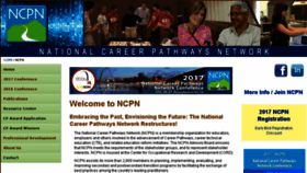 What Ncpn.info website looked like in 2017 (6 years ago)