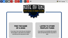 What Namemytune.com website looked like in 2017 (6 years ago)