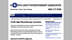 What Northlightphysio.co.uk website looked like in 2017 (6 years ago)