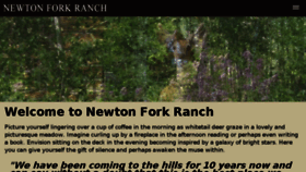 What Newtonforkranch.com website looked like in 2017 (6 years ago)