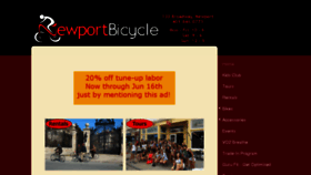 What Newportbicycleri.com website looked like in 2017 (6 years ago)