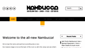 What Nambucca.co.uk website looked like in 2017 (6 years ago)