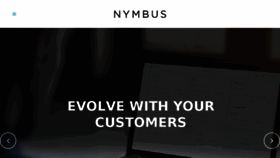 What Nymbus.com website looked like in 2017 (6 years ago)