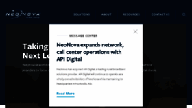 What Neonova.net website looked like in 2017 (6 years ago)