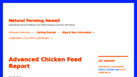 What Naturalfarminghawaii.net website looked like in 2017 (6 years ago)