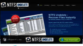 What Ntfsundelete.com website looked like in 2017 (6 years ago)