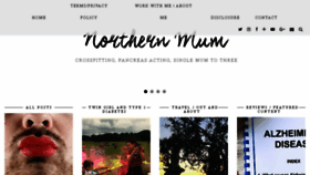 What Northernmum.com website looked like in 2017 (6 years ago)