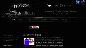 What Notesengine.com website looked like in 2017 (6 years ago)