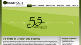 What Northcotthospitality.com website looked like in 2017 (6 years ago)