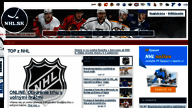What Nhl.sk website looked like in 2017 (6 years ago)
