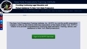What Nypti.org website looked like in 2017 (6 years ago)
