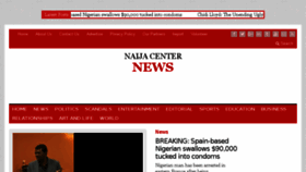 What Naijacenter.com website looked like in 2017 (6 years ago)