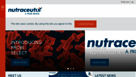 What Nutraceutix.com website looked like in 2017 (6 years ago)