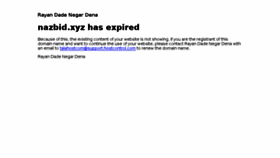 What Nazbid.xyz website looked like in 2017 (6 years ago)