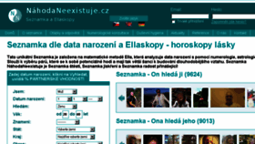 What Nahodaneexistuje.cz website looked like in 2017 (6 years ago)