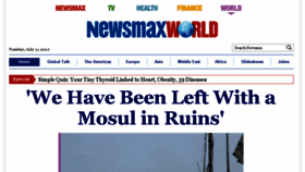 What Newsmaxworld.com website looked like in 2017 (6 years ago)