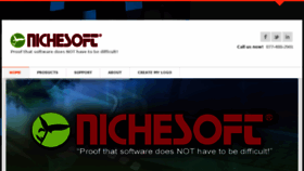 What Nichesoft.com website looked like in 2017 (6 years ago)