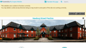What Newburystreetpractice.co.uk website looked like in 2017 (6 years ago)