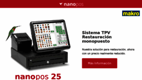 What Nanopos.es website looked like in 2017 (6 years ago)