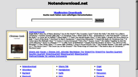 What Notendownload.net website looked like in 2017 (6 years ago)