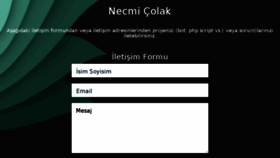 What Necmicolak.com website looked like in 2017 (6 years ago)