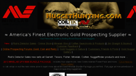 What Nuggethunting.com website looked like in 2017 (6 years ago)
