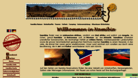 What Namibiaurlaub.com website looked like in 2017 (6 years ago)