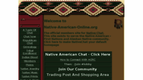 What Native-american-online.org website looked like in 2017 (6 years ago)