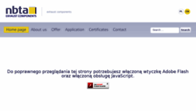 What Nbta.pl website looked like in 2017 (6 years ago)