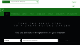 What Nigeriaschoolsonline.com website looked like in 2017 (6 years ago)