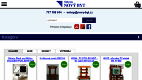 What Novy-byt.cz website looked like in 2017 (8 years ago)