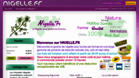 What Nigelle.fr website looked like in 2017 (6 years ago)