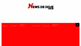 What Newsdehoje.com.br website looked like in 2017 (6 years ago)