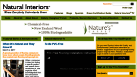 What Naturalinteriors.com website looked like in 2017 (6 years ago)