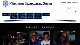 What Northernbroadcasting.com website looked like in 2017 (6 years ago)