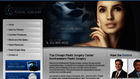 What Northwesternplasticsurgery.com website looked like in 2017 (6 years ago)
