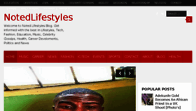 What Notedlifestyles.com website looked like in 2017 (6 years ago)