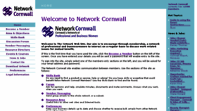 What Networkcornwall.net website looked like in 2017 (6 years ago)