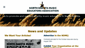 What Ndmea.org website looked like in 2017 (6 years ago)