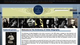 What Newulsterbiography.co.uk website looked like in 2017 (6 years ago)