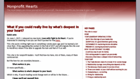 What Nonprofithearts.net website looked like in 2017 (6 years ago)