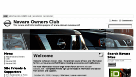 What Navaraownersclub.com website looked like in 2017 (6 years ago)