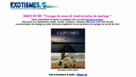 What Noces.exotismes.fr website looked like in 2017 (6 years ago)
