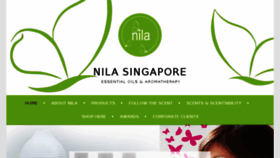 What Nilasingapore.com website looked like in 2017 (6 years ago)