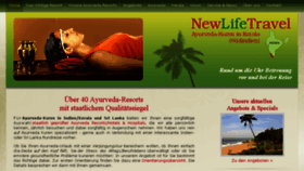 What Newlifetravel.de website looked like in 2017 (6 years ago)