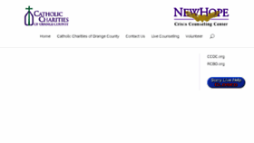 What Newhopenow.org website looked like in 2017 (6 years ago)